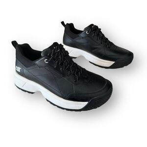 CAT Work Shoes Sneakers Lightweight Cushioned Black Men's size 7